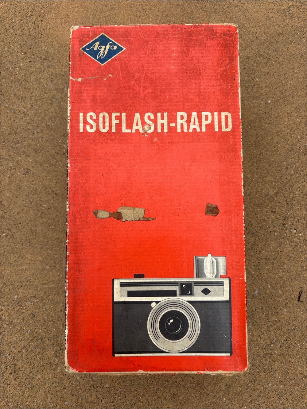 Vintage 60s Agfa Isoflash-Rapid Isinar Lens Camera from Germany